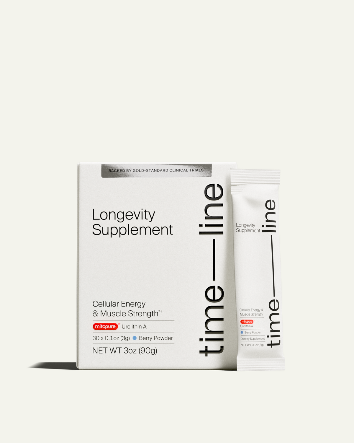 Timeline Mitopure Urolithin A Supplement Powder 500 MG- Clinically Proven Support for Healthy Aging and Cellular Renewal - Mitoceutical for Muscle Support and Longevity